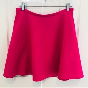 Ted Baker Block Colour Skater Skirt - Deep Pink